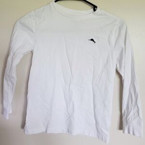 Tommy Bahama Boys White Long Sleeve Tee Size 7